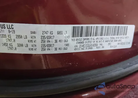 2020 Chrysler Pacifica Touring L Plus from USA, damaged, VIN 2C4RC1EG3LR102350